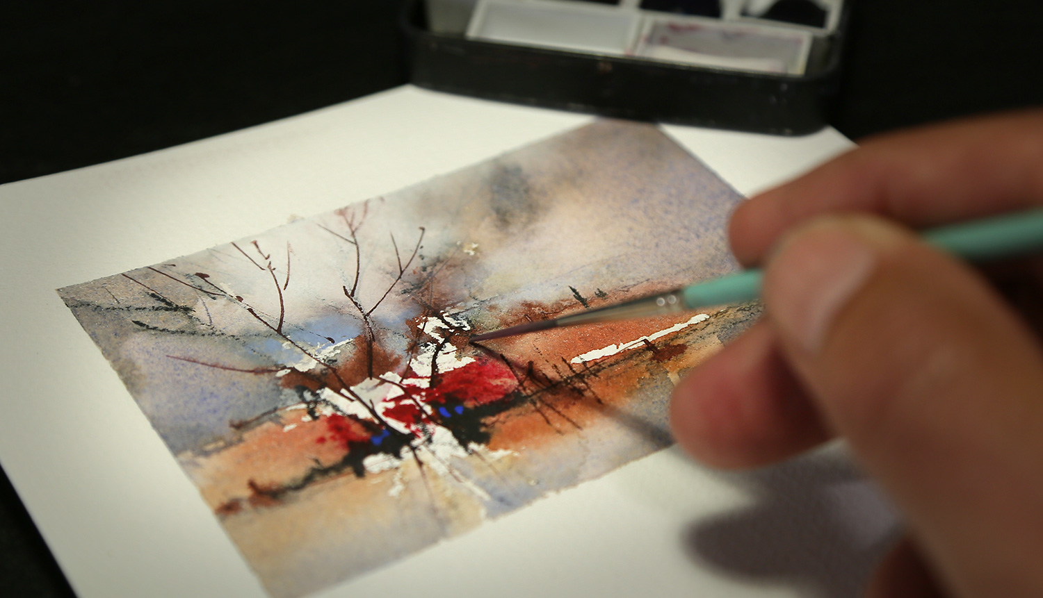 1500x861 Small Paintings Splashing Paint - Small Painting