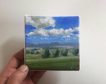 340x270 Original Oil Painting Landscape Painting Small Painting - Small Painting