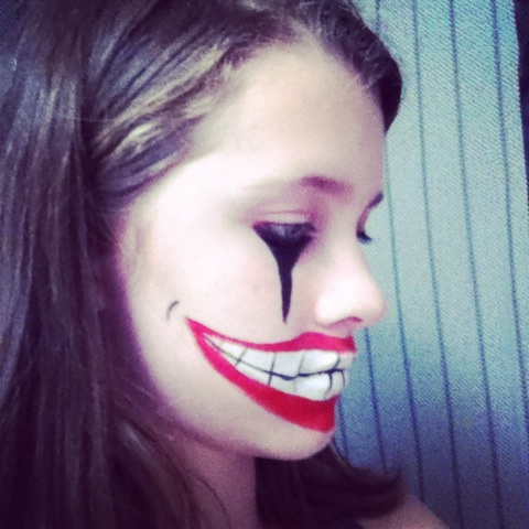 480x480 Joker Smile Face Paint By Bria2641 - Smile Face Painting