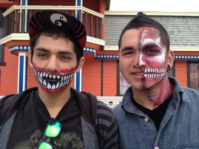 400x300 Smiley Orca Face Painting - Smile Face Painting