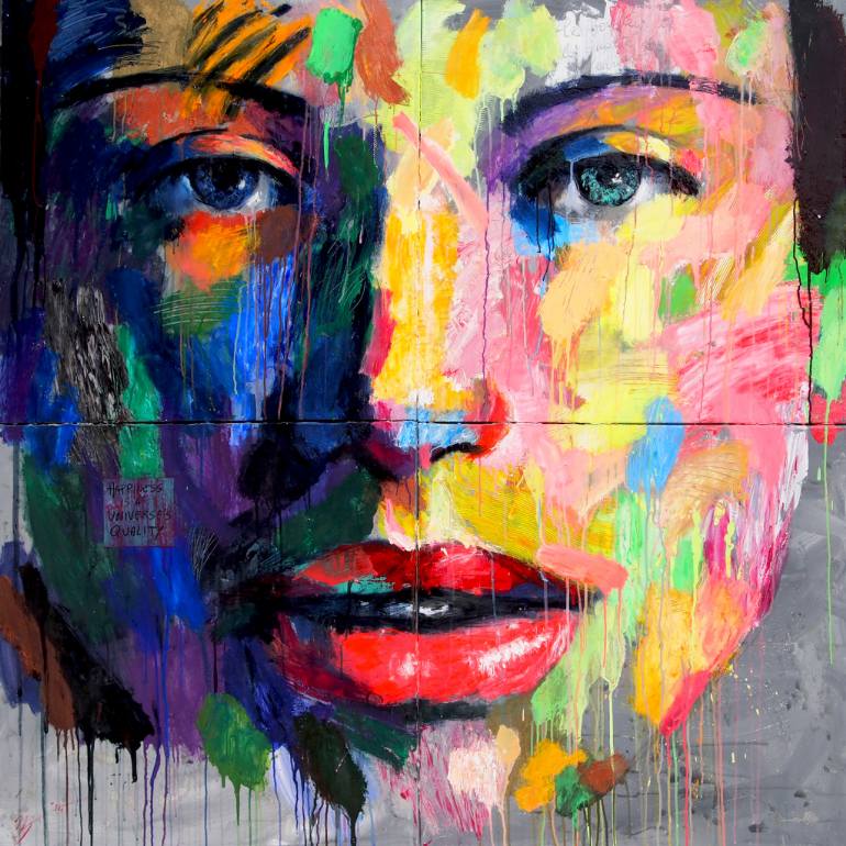 770x770 Saatchi Art Atomic Smile Painting By Antonio Murgia - Smile Painting