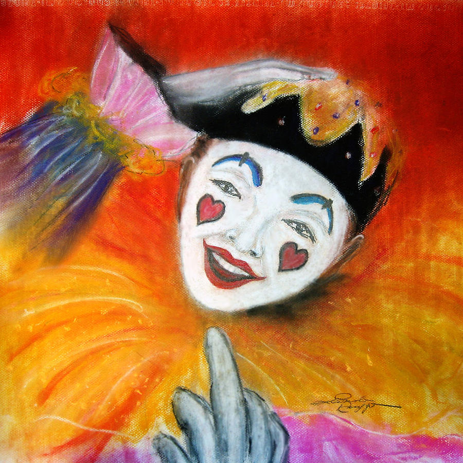 900x900 Say It With A Smile Painting By Leonardo Ruggieri - Smile Painting