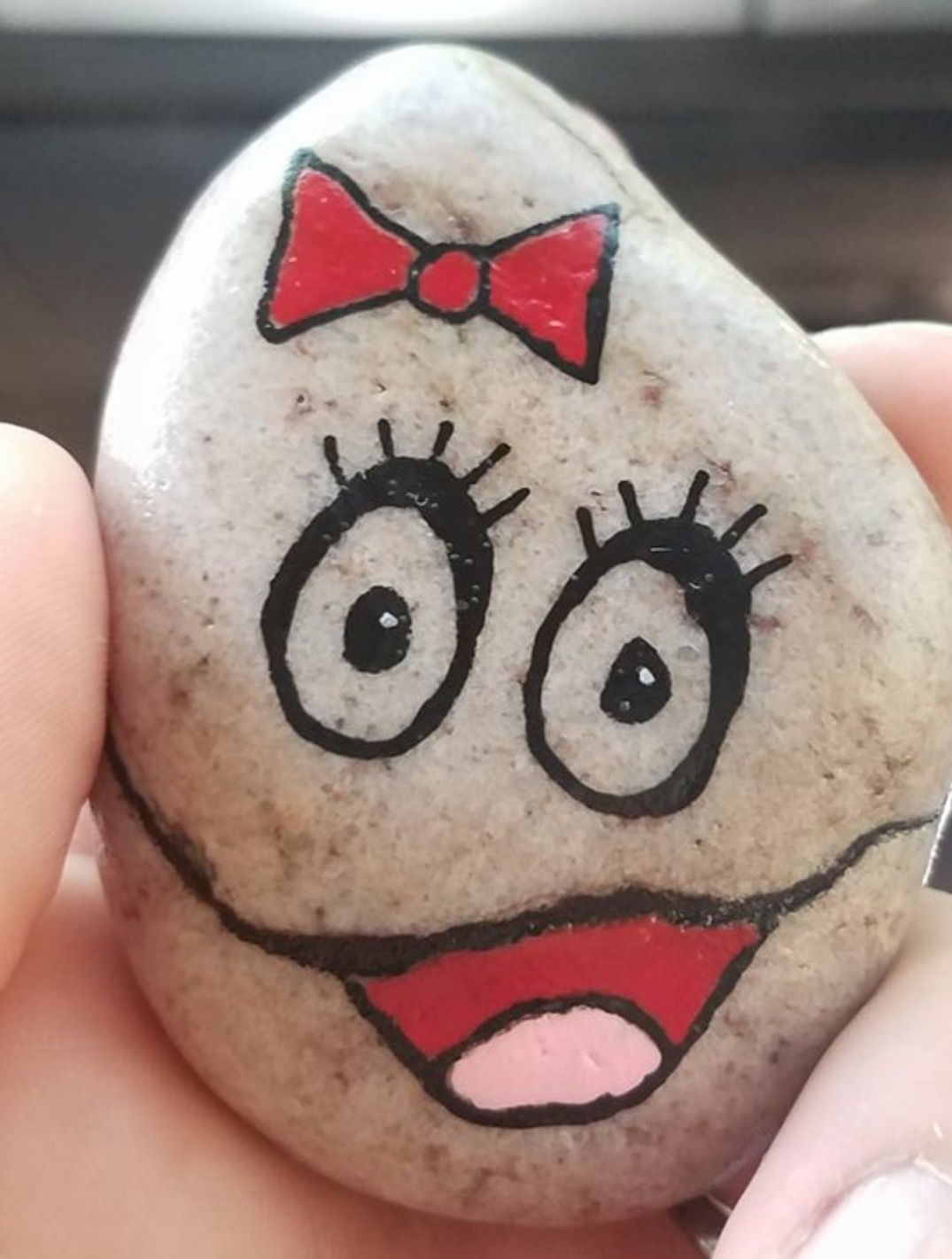 1075x1421 Smiley Face Painted Rock Rock Painting Ideas - Smiley Face Painting