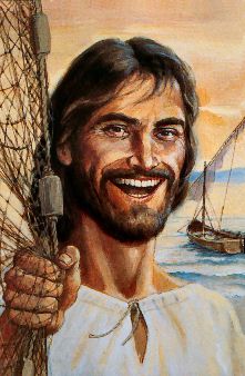 221x338 Laughing Jesus - Smiling Jesus Painting