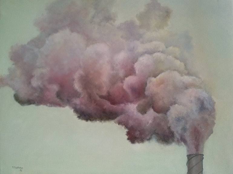 770x575 Saatchi Art Industrial Smoke Painting By Tomas Castano - Smoke Painting