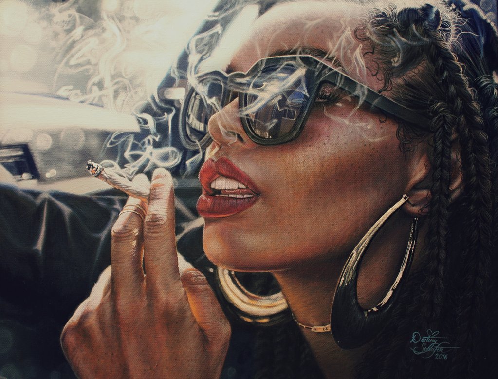 1023x778 Smoke, Destiny Schaefer, Acrylic Painting, 2016 Art - Smoke Painting