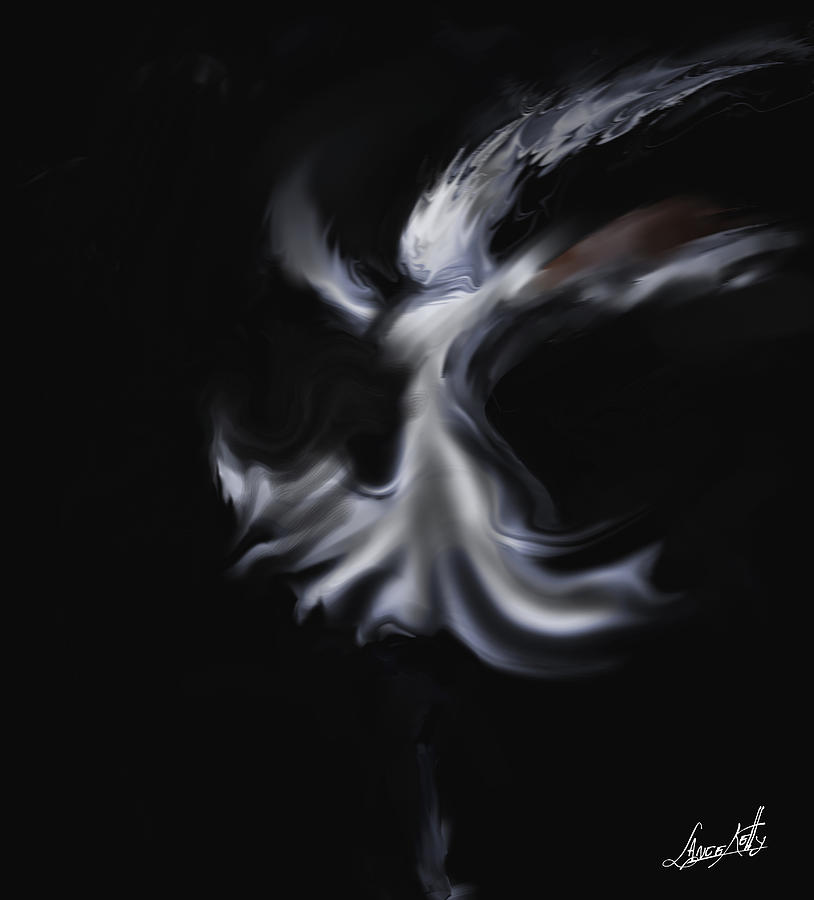 814x900 Smoke Dancer Painting By Lance Kelly - Smoke Painting