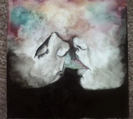 268x240 Smoke Watercolor Painting By Oh Annasun - Smoke Painting