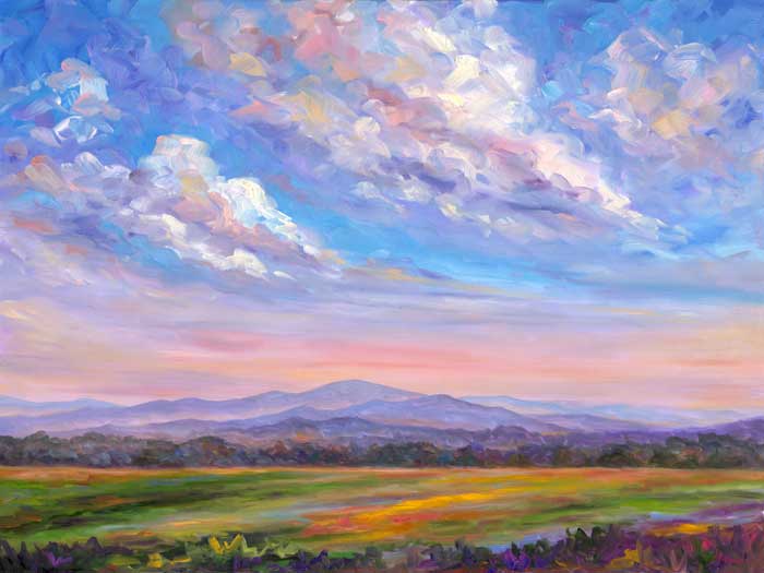 700x525 Fields Of Color - Smoky Mountain Painting