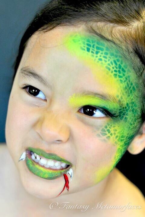 480x720 Face Paint Snake Eye - Snake Face Painting