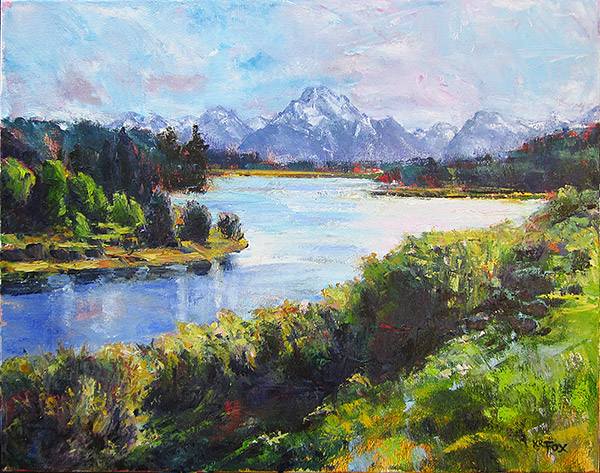 600x473 Snake River, By Karen Fox - Snake River Painting