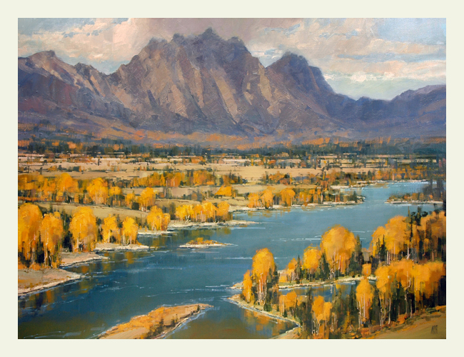 650x500 West Creek Studio, The Fine Art Of David W. Mayer - Snake River Painting