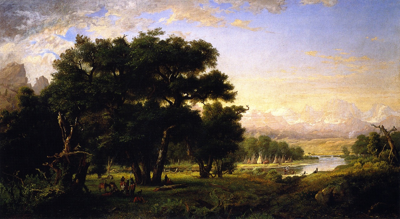 1280x702 Encampment Along The Snake River Painting Ralph Albert Blakelock - Snake River Painting