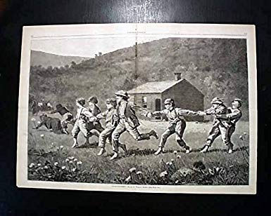385x308 Snap The Whip Winslow Homer's Famous Oil Painting - Snap The Whip Painting