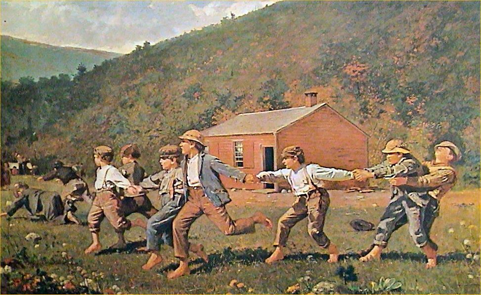 973x597 Image Result For Where Was Snap The Whip Painted Art - Snap The Whip Painting