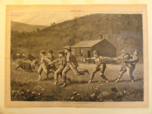 300x225 Snap The Whip Winslow Homer 039 S Famous Oil Painting Print 1873 - Snap The Whip Painting