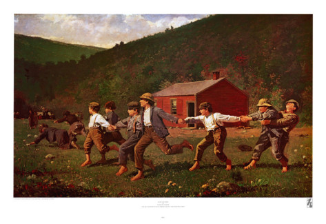 473x325 Snap The Whip By Winslow Homer For Sale Jacky Gallery, Oil - Snap The Whip Painting
