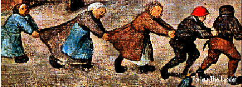 480x174 Crack The Whip - Snap The Whip Painting