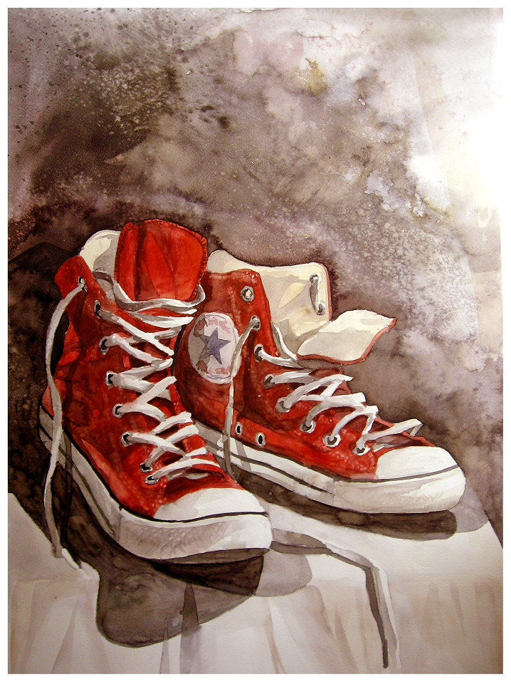 Sneaker Painting At PaintingValley Com Explore Collection Of Sneaker   Sneaker Painting 33 