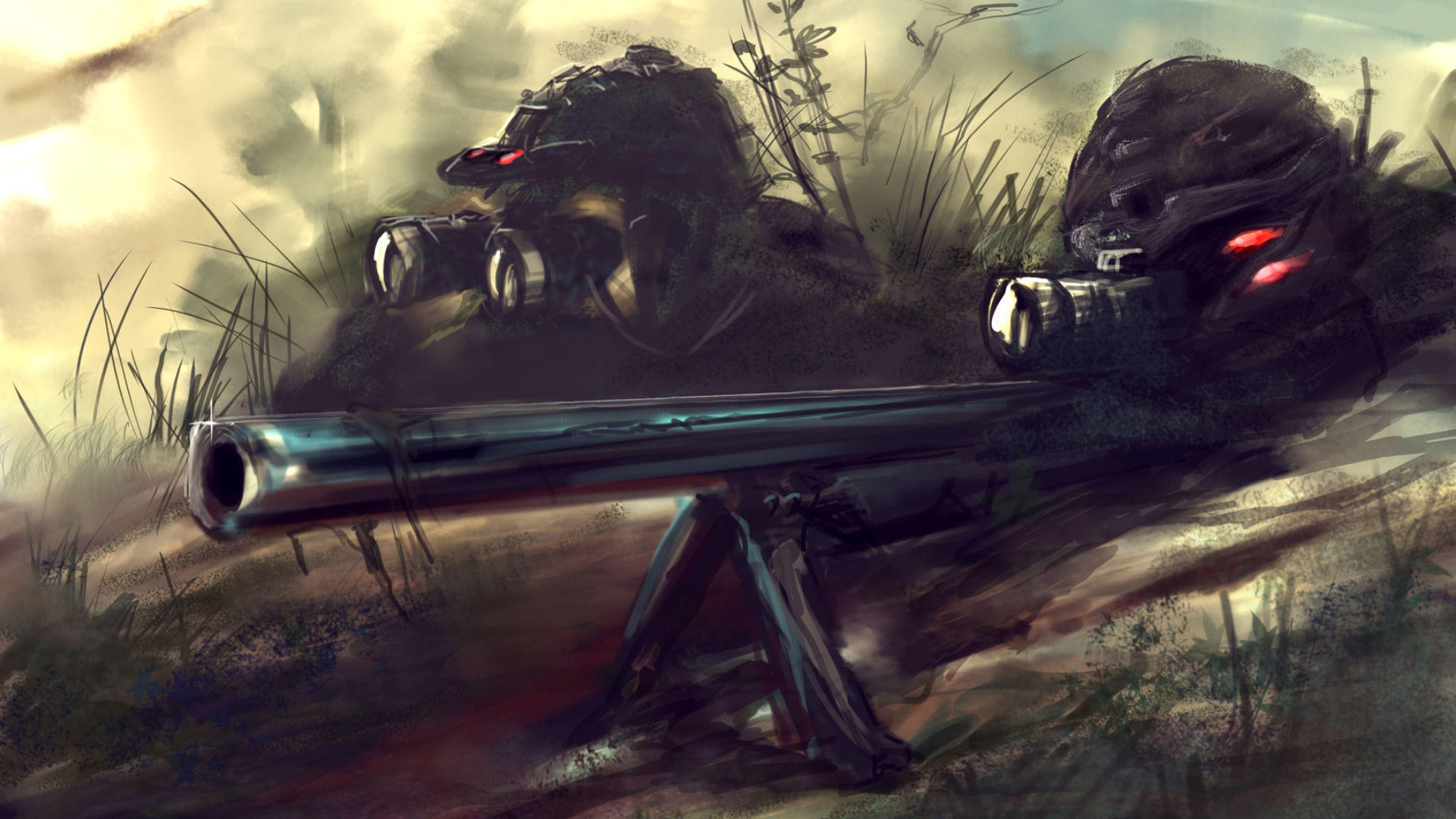 1920x1080 Sniper Painting Hd Wallpaper Hd Desktop Wallpaper, Instagram Photo - Sniper Painting