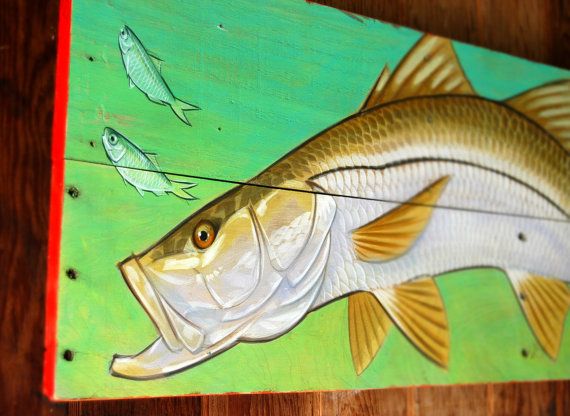 570x416 Hey, I Found This Really Awesome Etsy Listing - Snook Painting