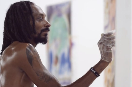 543x360 The Art Of Inspiration Snoop Dogg Shows Off His Painting Skills - Snoop Dogg Painting