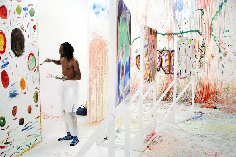 823x548 The Art Of Inspiration Snoop Dogg X Happy Socks Inspiration - Snoop Dogg Painting