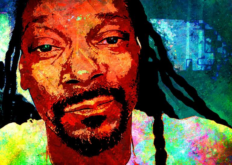 770x550 Saatchi Art Snoop Dogg 2 Painting By Otis Porritt - Snoop Dogg Painting