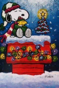 236x354 Pin By Lin On Snoopy Snoopy, Charlie Brown - Snoopy Christmas Painting