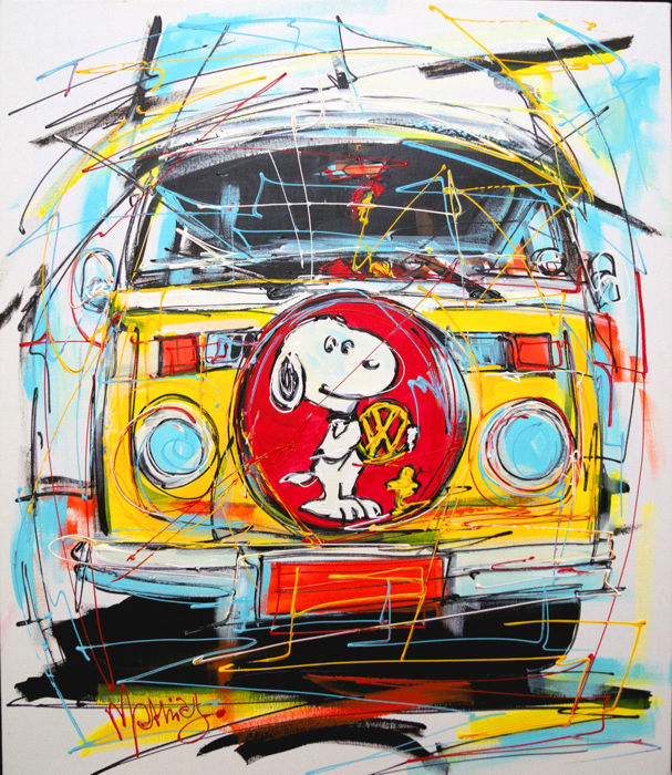 607x700 Mathias - Snoopy Painting
