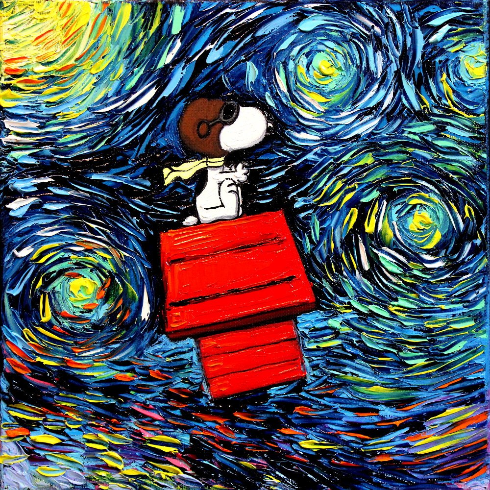 1000x1000 Snoopy Painting - Snoopy Painting