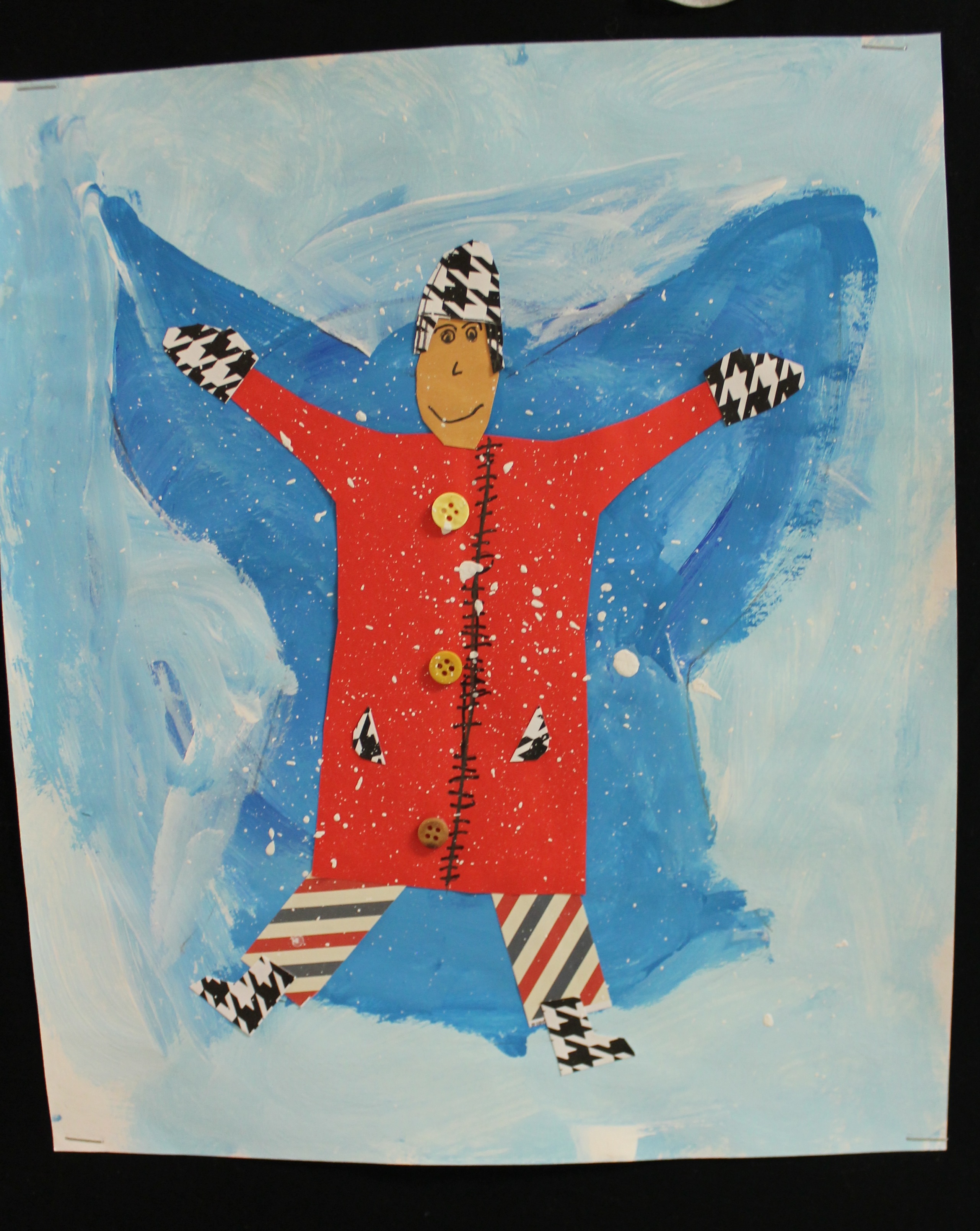 2562x3218 Collage The Heart Of Life - Snow Angel Painting