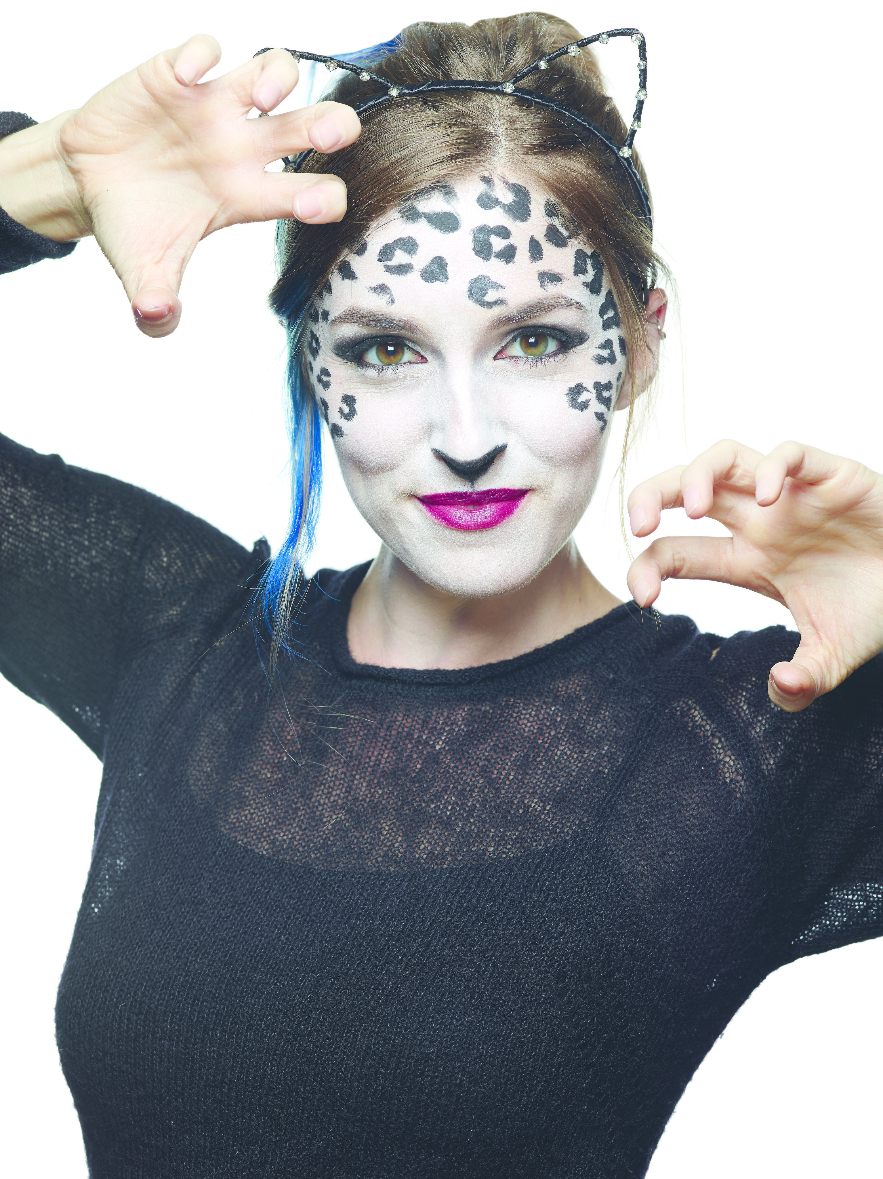 3069x4096 Snow Leopard Makeup Extract From The Daily Face By Annamarie - Snow Leopard Face Painting