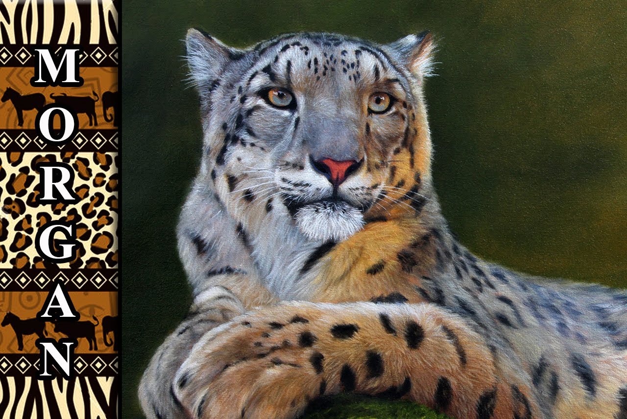 1280x857 How To Paint Animals - Snow Leopard Painting