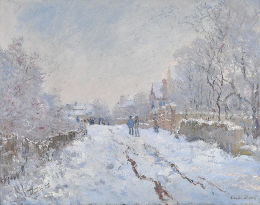 Snow Scenes Painting