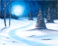 236x187 Let It Snow! 8 Classic Winter Painting Ideas Snow - Snow Scenes Painting
