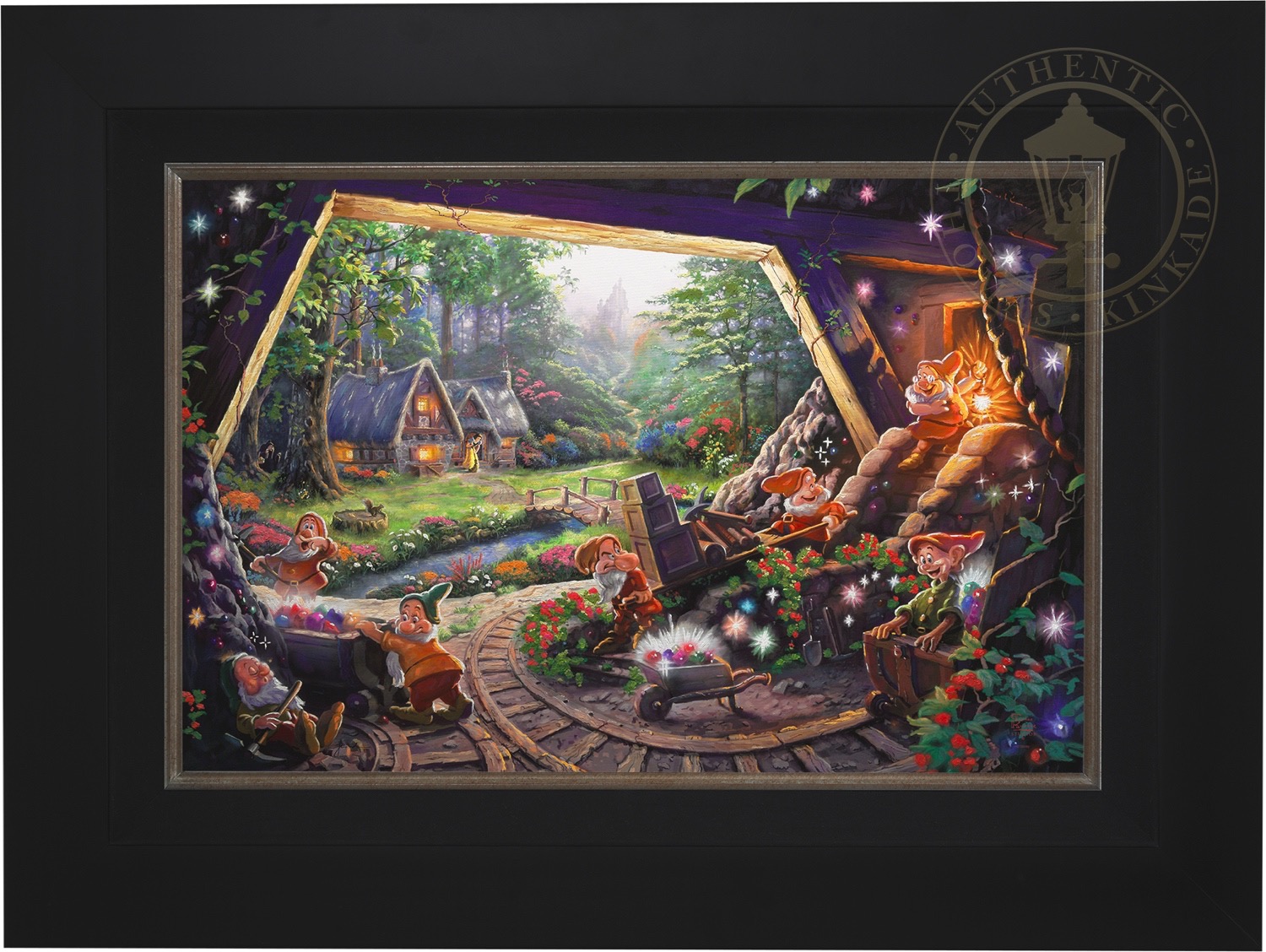 1500x1128 Snow White And The Seven Dwarfs Limited Edition Art The Thomas - Snow White And The Seven Dwarfs Painting