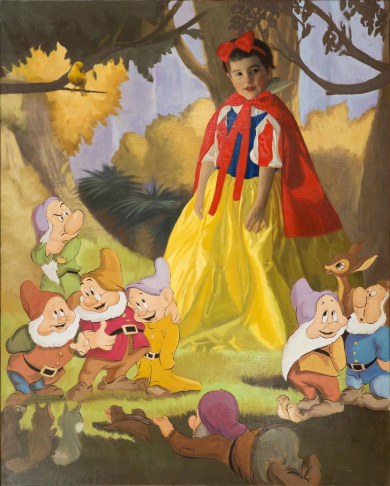 770x959 Saatchi Art Lourdes Like Snow White Painting By Juan - Snow White Painting