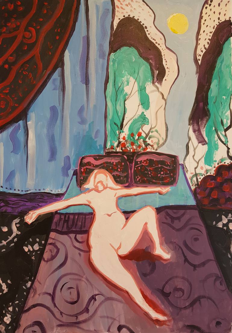 770x1106 Saatchi Art Snow White Painting By Yu L - Snow White Painting