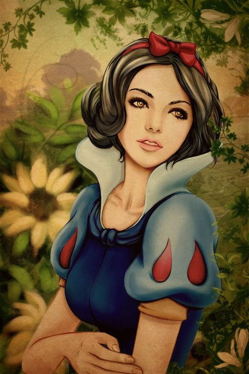 510x765 Snow White - Snow White Painting