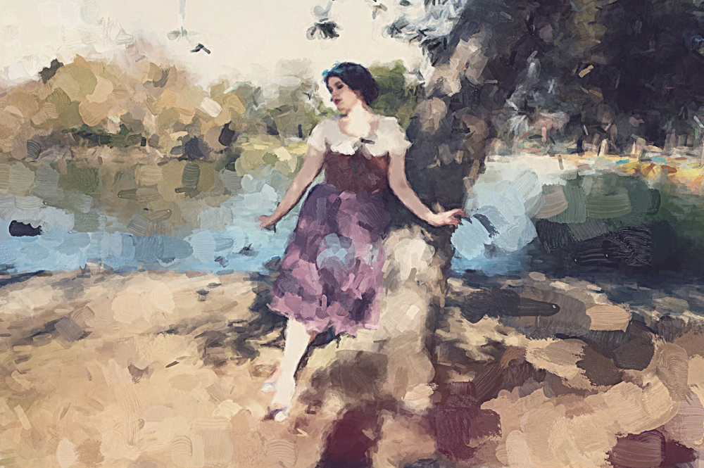 1000x665 Snow White Painting Prince Pat - Snow White Painting