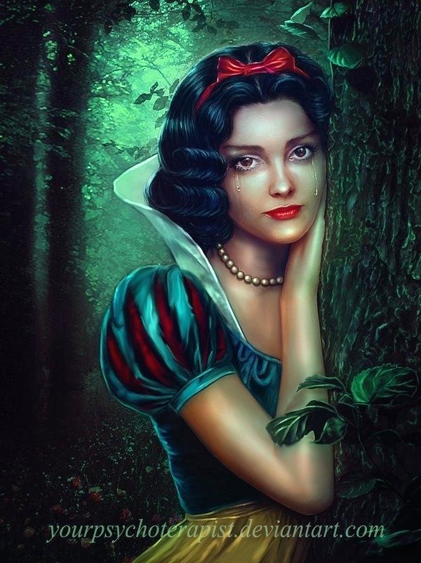 Snow White Painting at PaintingValley.com | Explore collection of Snow ...