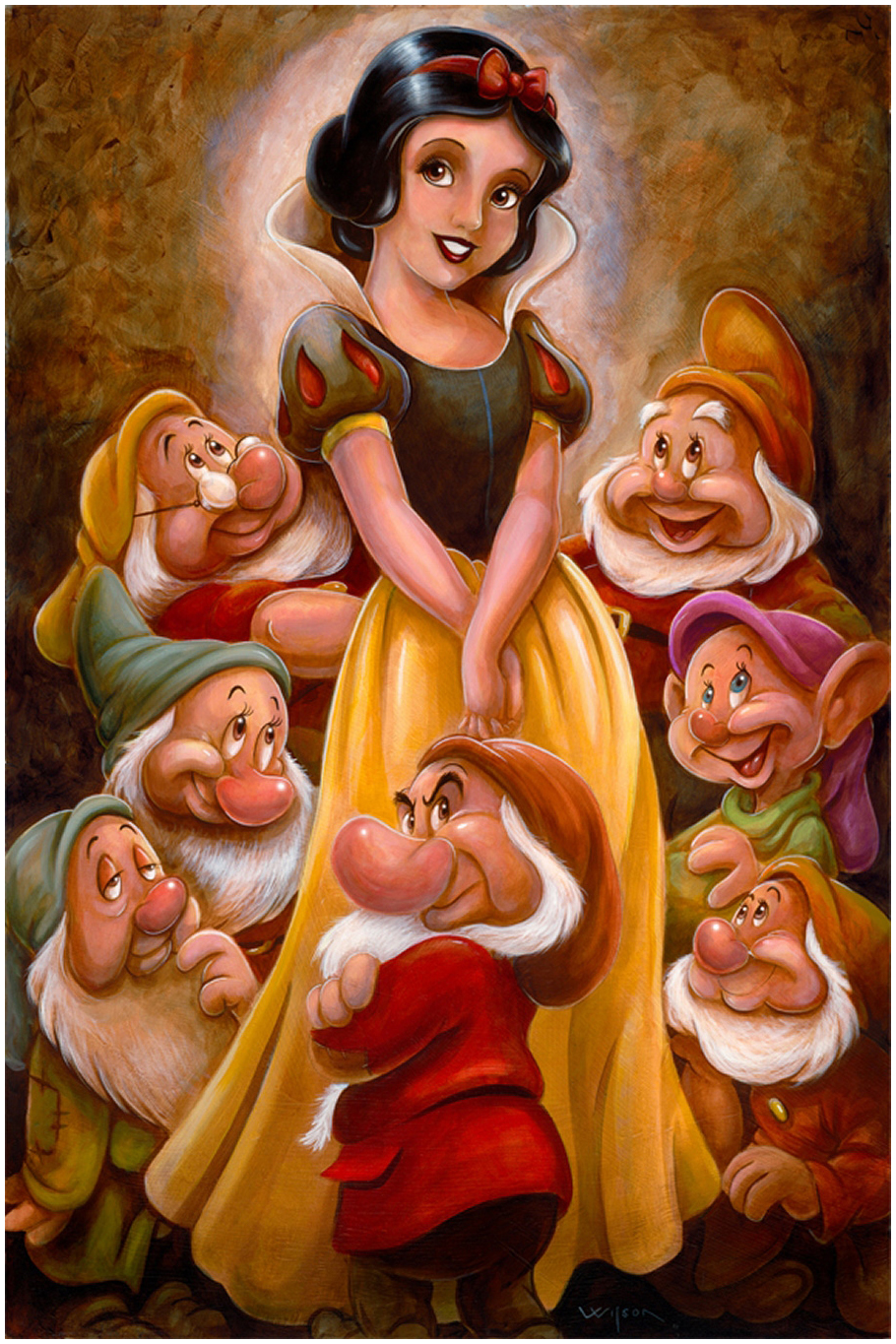 910x1365 Filmic Light - Snow White Painting