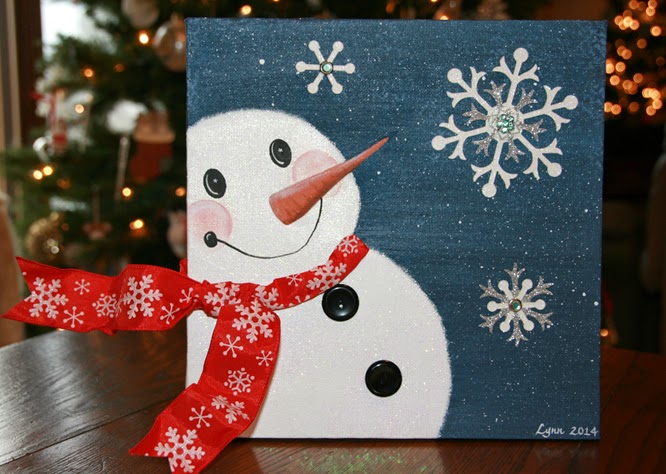 666x474 Lw Designs Snowman Canvas - Snowman Canvas Painting