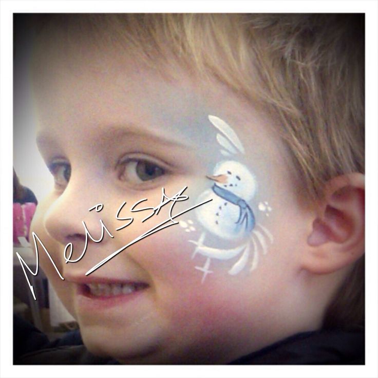 Snowman Face Painting At Paintingvalley Com Explore Collection Of Snowman Face Painting