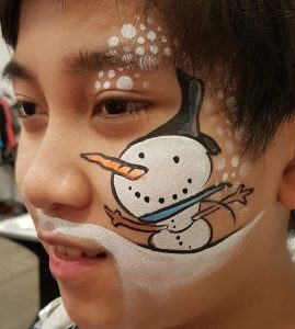 269x300 Face Amp Body Painting Bananagum - Snowman Face Painting