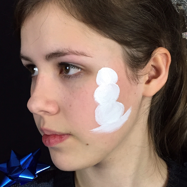 600x600 Quirky Hippie Snowman Face Painting Tutorial - Snowman Face Painting