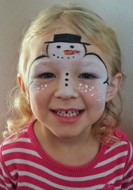 506x720 Boneco De Neve. 1452296 10152052420142597 543411101 N.jpg - Snowman Face Painting
