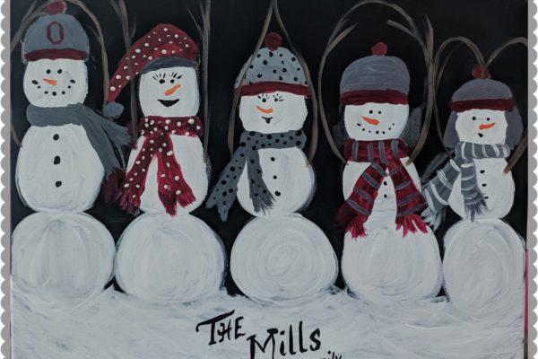 600x400 Canvas Painting Archives - Snowman Family Painting