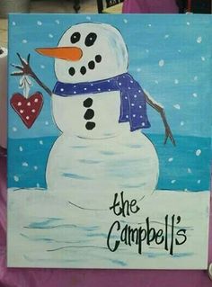 236x319 Snowmen Paintings Fall Semester, Holidays And Snowman - Snowman Painting For Kids